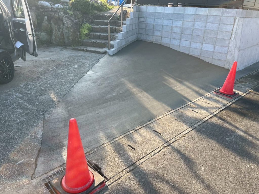 駐車場拡張工事