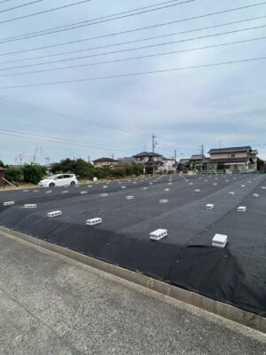 防草シート敷設工事 防草シート敷設工事