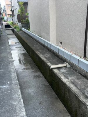 ブロック積み工事 ブロック積み工事